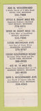 Matchbook Cover Sign of the Beefeater Restaurants Royal Oak Detroit Dearborn MI