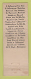 Matchbook Cover - Sanders Cleaning  Detroit MI WEAR
