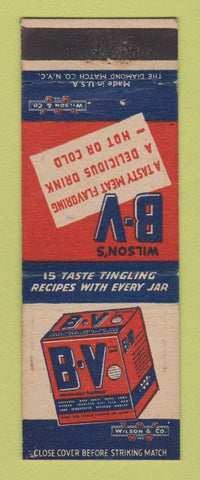 Matchbook Cover - BV Wilson Meats Flavor