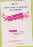 Matchbook Cover - Christmas Salesman Sample 1950s 40 Strike