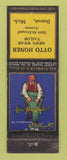 Matchbook Cover - Otto Honer Men's Clothes Detroit MI Ed Price WEAR