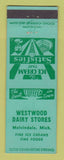 Matchbook Cover - Westwood Dairy Stores Melvindale MI