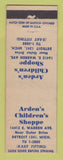 Matchbook Cover - Arden's Children's Shop Detroit MI