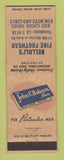 Matchbook Cover - John Roberts Shoes Belloli's Detroit MI