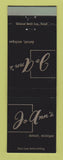 Matchbook Cover - Jo Ann's Detroit MI restaurant WEAR