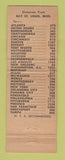 Matchbook Cover - Motel Bay ST Louis MS