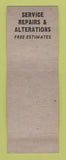 Matchbook Cover - Fred Reinhard Hardware Tools Paints Detroit MI