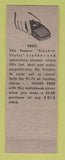 Matchbook Cover - Erie Clothing Stores Chicago IL
