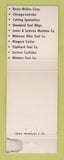 Matchbook Cover - Vern Wheeler Cutting Tools Royal Oak MI