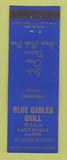 Matchbook Cover - Blue Gables Grill St Clair Shores MI