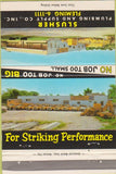 Matchbook Cover - Slusher Plumbing Supply Raytown MO 40 Strike