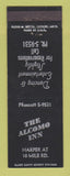 Matchbook Cover - Alcomo Inn Detroit MI