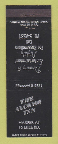 Matchbook Cover - Alcomo Inn Detroit MI