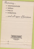 Matchbook Cover - Manley Furniture Belton MO 40 Strike
