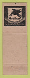 Matchbook Cover - Harper Lakepointe Service Detroit? MI BLUE Mobil oil gas