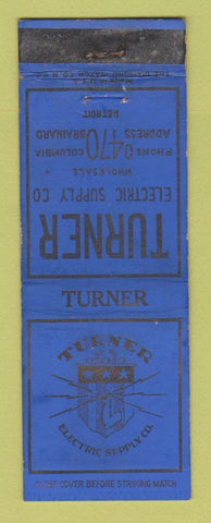 Matchbook Cover - Turner Electric Supply Detroit MI WEAR