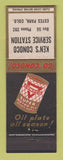 Matchbook Cover - Ken's Conoco oil gas Estes Park Colorado