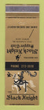 Matchbook Cover - The Black Knight Supper Club Detroit MI