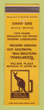 Matchbook Cover - Brew n Kangaroo Restaurant Dearborn MI