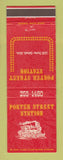 Matchbook Cover - Porter Street Station Detroit MI