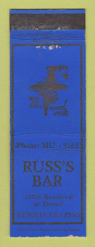 Matchbook Cover - Russ's Bar Detroit MI WEAR