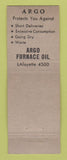 Matchbook Cover - Arco Fuel Oil Detroit?