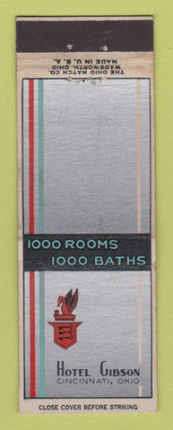 Matchbook Cover - Hotel Gibson Cincinnati OH