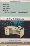 Matchbook Cover - Steelcase 60s Modern Furniture Fitchburg MA 40 Strike