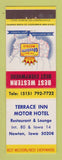 Matchbook Cover - Terrace Inn Motor Hotel Newton IA Best Western