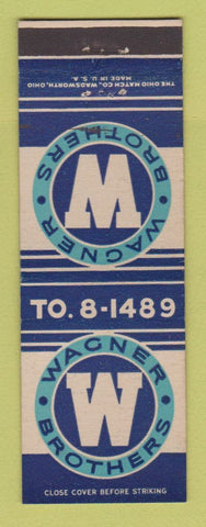 Matchbook Cover - Wagner Brothers Plating Metal Finishing Detroit MI