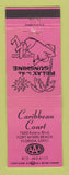 Matchbook Cover - Caribbean Court Motel Fort Myers Beach FL