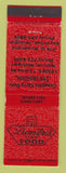 Matchbook Cover - Dimitiri's Restaurant Royal Oak Warren MI