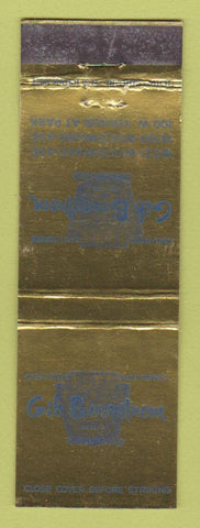 Matchbook Cover - Gib Bergstrom Ford Detroit MI