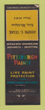 Matchbook Cover - Pittsburgh Paints Joseph Stark Erie MI WEAR