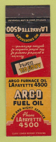 Matchbook Cover - Arco Fuel Oil Birmingham Redford St Clair Shores MI