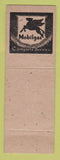 Matchbook Cover - Harper Lakepointe Service Detroit? MI YELLOW Mobil oil gas