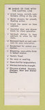 Matchbook Cover - Capitol Kitchen Planning National Lumber East Detroit MI