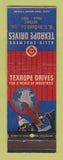 Matchbook Cover - Allis Chalmers Texrope Drives Detroit MI WC DuComb