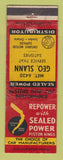 Matchbook Cover - Sealed Power Piston Rings girlie Geo Slann London ON WORN