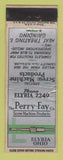 Matchbook Cover - Perry Fay Screw Machine Products Elyria OH WEAR