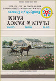 Matchbook Cover - Plain  and  Fancy Farm Bird in Hand PA amish 40 Strike