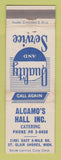 Matchbook Cover - Alcamo's Hall Catering St Clair Shores MI food WEAR