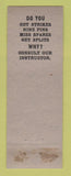 Matchbook Cover - Bowling School Strathmoor Recreation Detroit MI