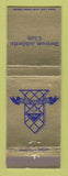 Matchbook Cover - Detroit Athletic Club MI
