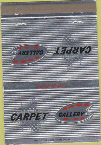 Matchbook Cover - Carpet Gallery Wilkinsburg PA 40 Strike