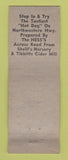 Matchbook Cover - Olde Mill Lantern Shop Farmington MI