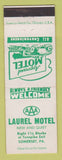 Matchbook Cover - Laurel Motel Somerset PA
