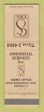 Matchbook Cover - Commercial Services Inc Detroit MI
