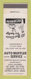 Matchbook Cover - Auto Muffler Service Detroit MI