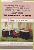 Matchbook Cover - Steelcase 60s Modern Furniture San Jose CA 40 Strike